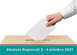 Elezioni Regionali 3 - 4 ottobre 2021