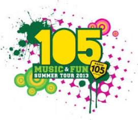 105 Summer Music & Fun tour 2013 