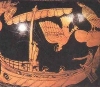 Painting of Ulysses' ship 