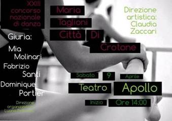 XXIII edizione del Concorso di Danza "Maria Taglioni Città di Crotone"