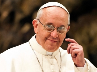 il saluto a Papa Francesco