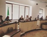Un momento della conferenza stampa