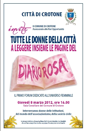 Il diario rosa delle donne crotonesi