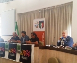 Un momento della conferenza stampa
