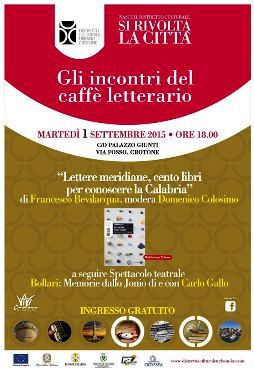 Gli incontri del Caffè Letterario del Distretto Culturale Urbano