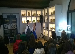 Un momento della perfomance