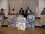Un momento della conferenza stampa