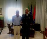 Il sindaco Vallone e il colonnello Marmo