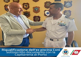 Il sindaco Voce e il comandante Morello