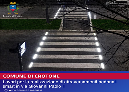 Realizzazione attraversamenti pedonali smart