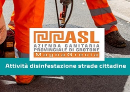 Attività disinfestazione strade cittadine