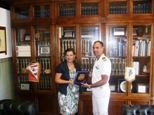 Il vice sindaco ed il comandante Panarello