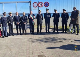 Un momento della cerimonia