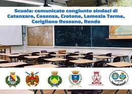 Scuola: comunicato congiunto