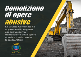 Demolizione opere abusive