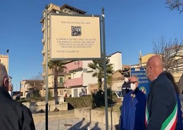 Un momento della cerimonia