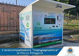 L'Ecocompattatore al parco Pitagora