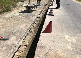 I lavori nel quartiere Farina