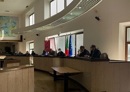 Un momento della conferenza stampa