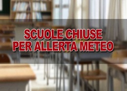 Scuole chiuse per allerta meteo