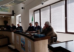 Un momento della conferenza stampa