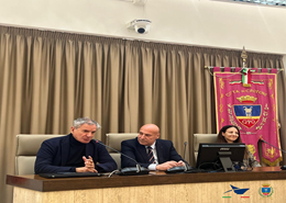 Un momento della conferenza stampa