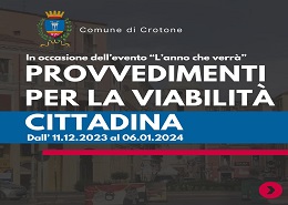 Provvedimenti viabilità cittadina