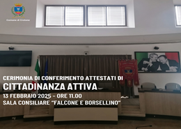 Sala Consiliare "Giovanni Falcone e Paolo Borsellino"