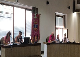 Un momento della Commissione
