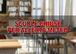 Scuole chiuse allerta meteo