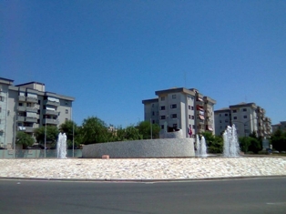 La fontana di Piazza Gandhi