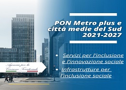 PON Metro plus e città medie del Sud 2021-2027