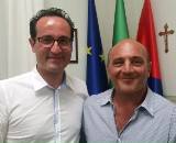 Il console Bellantone ed il sindaco Pugliese