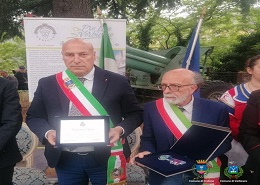 Un momento della cerimonia