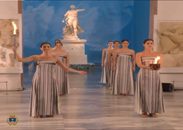 Un momento della cerimonia