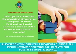 Voucher per la frequenza di centri ludico - ricreativi