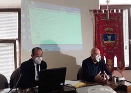 Un momento della conferenza stampa