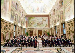 L'udienza in Vaticano