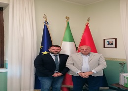 Il consigliere Megna e il sindaco Voce