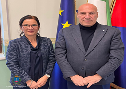 L'avv. Palmieri e il sindaco Voce