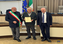 Un momento della cerimonia