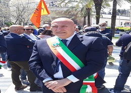 Il sindaco Voce alla manifestazione