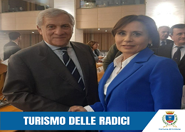 Il ministro Tajani e l'assessore Bruni