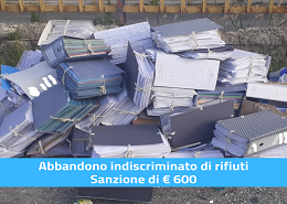 Abbandono indiscriminato di rifiuti