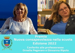 Le prof.sse Ornella Pegoraro e Giovanna Ripolo