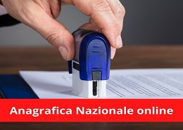 Anagrafica Nazionale online