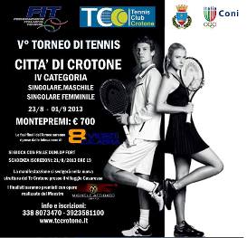 V° torneo di tennis Città di Crotone