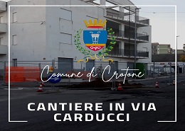 Cantiere in via Carducci