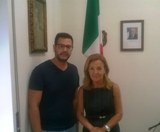 Gregorio Crudo ed il vice sindaco Cosentino