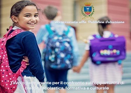 Tavolo permanente opportunità crescita scolastica e culturale